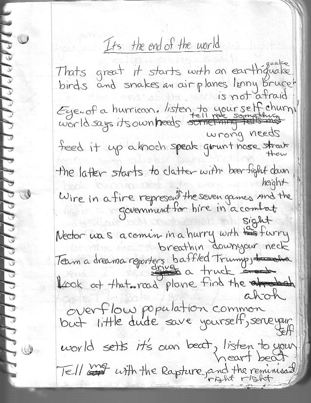 Scanned Lyrics